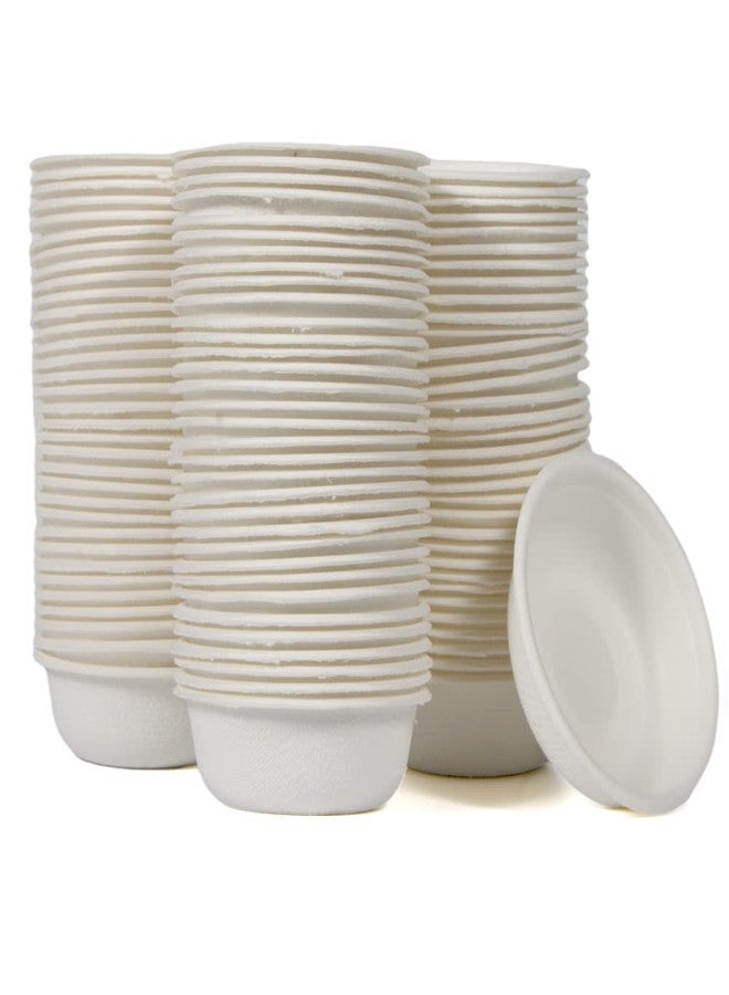 WOLEDOE 100Pcs Biodegradable Crested Gecko Food Cups, 1oz Reptile Feeding Dish - Image 1